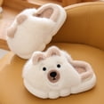 thumbnail image 4 of Boys' Shoes Kids Fuzzy Warm Soft Slipper Cute Animal Non-Slip House Shoes for Boys Girls Outdoor Indoor Winter Knitted Cozy Warm Girls Boys Slipper Save Big, 4 of 4