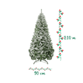 thumbnail image 2 of Árbol de Navidad La Merced Verde Con Ramas Nevadas ajustables Plástico Resistente 210 cm, 2 of 4