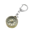 thumbnail image 4 of Outdoor Camping Pocket Compasses Keychain Zincs Alloy Pocket Compasses With Keyring Portable Navigation Tool Gift, 4 of 8