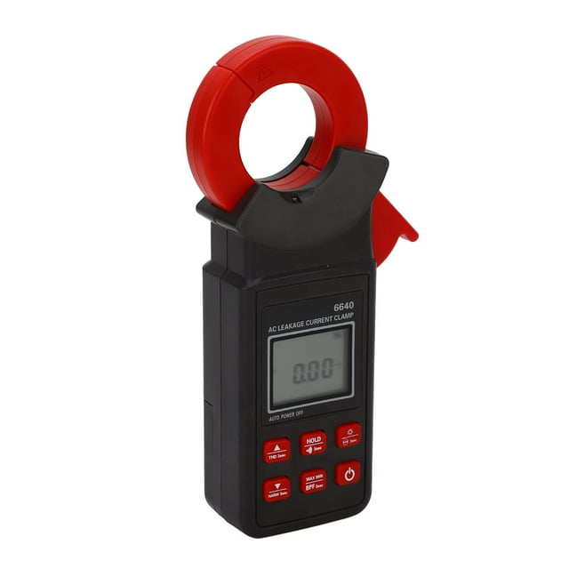 Pinza amperimétrica multifuncional con retroiluminación de alta precisión y antiinterferencias para comprobador de corriente de fuga de CA