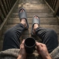 thumbnail image 4 of Cushionaire Feather EVA Mens Sandals – Slip On Recovery Slides, Lightweight Water Shoes for Men, 4 of 19