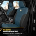 thumbnail image 3 of CAT Blue & Black Seat Covers For Cars, Trucks, & SUV - Set of (2) MeshFlex Car Seat Cover Front Seat Protectors - Airbag Compatible Seat Covers for SUV Interior Covers & Seat Cover Accessories, 3 of 5