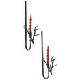 thumbnail image 1 of Juego de apliques de pared Black Forest Decor Huntsman Rustic Metal, 1 of 1