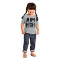 thumbnail image 4 of US Air Force Aim High USAF Logo Toddler Boy Girl T Shirt Infant Toddler Brisco Brands 18M, 4 of 6