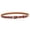 Burgundy, variant on Fashionable Snake Pattern Dress Belt 2.3cm Width Skinny Waist Strap Band Stretchy 110cm Long