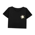 thumbnail image 3 of Camiseta Corta Holgada para Mujer, Camiseta Femenina Clásica Suave Y Cómoda de Verano para La Calle M, 3 of 7
