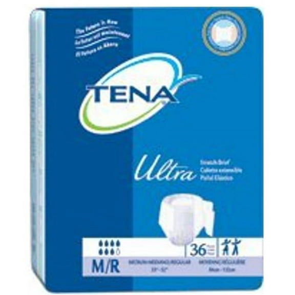 Tena Stretch Ultra Brief Medium 33" - 52",Sca Personal Care Inc - Pack
