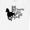 thumbnail image 4 of Inktastic Live Like Someone Left the Gate Open Horse Silhouette Boys or Girls Baby Bodysuit, 4 of 5