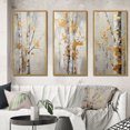 thumbnail image 1 of Designart "Tree Of Grey & Yellow III" Floral & Botanical Framed Wall Art Set Of 3 - Yellow Tree Monochrome Frame Gallery Wall Set For Home Decor, 1 of 6