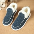 thumbnail image 6 of Xucatan Xucatan Men's and Women's Bootie Slippers Faux Fur Ladies Bedroom House Shoes with Memory Foam and Indoor Outdoor Rubber Sole Gift Gift, 6 of 9