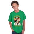 thumbnail image 5 of Popeye Deck Your Halls Christmas Crewneck T Shirts Boy Girl Teen Brisco Brands XS, 5 of 6