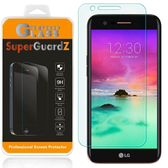 [2-Pack] For LG Harmony / LG K10 (2017) - SuperGuardZ Tempered Glass Screen Protector [Anti-Scratch, Anti-Bubble]   2 Stylus Pen