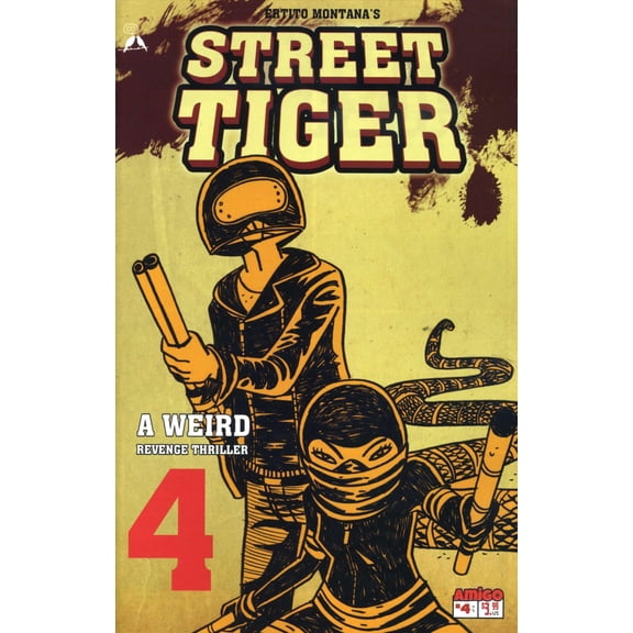 Street Tiger #4 VF ; Amigo Comic Book