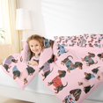 thumbnail image 4 of Homewish Cute Dachshund 7-Piece Twin Bedding,Lovely Dog Bedding Comforter Set,Pink,Pink Reversible, 4 of 8