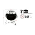 thumbnail image 5 of Weber-Stephen Products 110397 14 in. Premium Charcoal Grill, Slate Blue - Case Pack of 4, 5 of 5