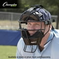 thumbnail image 5 of Champion Sports Lightweight Umpire Face Mask, Black, 5 of 5