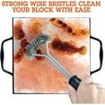 thumbnail image 4 of Steven Raichlen Himalayan Salt Block Holder & Wire Cleaning Brush- Safe & Easy Salt Slab Plate and Grilling Stone Brush, Compatible with (8"x8") Salt Block - Grilling Tools & accessoires, 4 of 6
