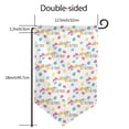 thumbnail image 7 of Wukai Happy Easter Print Garden Flag 12.5x18 Inch Double Sided Sun-resistant Rain-resistant, Wrinkle-resistant Colorfast(Only Flag), 7 of 7
