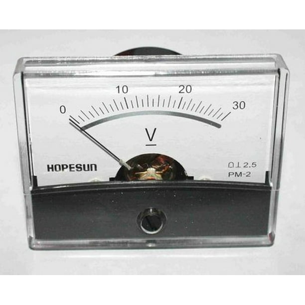 Analog Voltage Panel Meter 30V DC