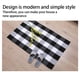 thumbnail image 2 of Monstrate Alfombrilla de tela para puerta, portátil, lavable, de repuesto, a cuadros trenzados, Rectangular, estilo Simple moderno, alfombrilla para Decoración del hogar Monstrate HA066966-00, 2 of 5