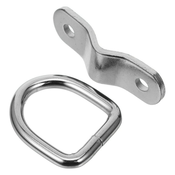 Trailer Tie Down Anchors D- Iron Fastening Set for Secure Transportation and Cargo Safety - 1 Piece