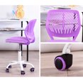 thumbnail image 3 of Silla de oficina FurnitureR CARNATION sin brazos respaldo hueco Morado, 3 of 6