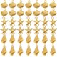 thumbnail image 1 of 1 caja de 60 piezas con dijes de temática oceánica en 3 estilos diferentes: dijes dorados de verano, dijes de aleación de metal con forma de concha marina, caracola y estrella de mar., 1 of 6