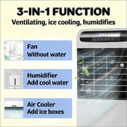 3-In-1 Ice Cooling Fan,Evaporative Air Cooler,Office Portable Swamp Cooler