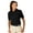 Black, variant on BlueGeneration Ladies Value Soft Touch Pique Polo - French Blue Large Solid