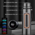 1000ML Smart Thermos Bottle with Temperature Display Cold & Hot Water