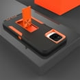 thumbnail image 2 of for Samsung Galaxy A12 4G Case: Military Grade Protection Shockproof Phone Cover Build-in Hidden Kickstand & Rugged TPU Shell | Matte Durable Drop Proof Heavy Duty Case,Black+Orange, 2 of 9