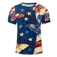 thumbnail image 4 of Tops para hombre, blusas y camisas de cuello redondo y manga corta para hombre, blusas de cuello redondo y manga corta con estampado canadiense para hombre, blusa de poliéster para hombre., 4 of 5
