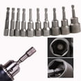 thumbnail image 3 of 10 x Dados magnéticos para destornillador, adaptador de punta, portabrocas cuadrado hexagonal, broca para atornillar tuercas de 6-19 mm y 1/4", 3 of 4
