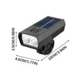 thumbnail image 3 of Matoen Bike Light Set USB Rechargeable - Bike Headlight & Taillight with Digital Display, Super Bright Solar Bike Lights for All Bicycles, Road, Mountain, Night Riding, 3 of 9