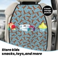thumbnail image 5 of Naloa Funny Lobsters 2Pcs Anti-Kick Back Seat Cover Kick Mat, Car Seat Protector with 3 Storage Pockets, 5 of 8