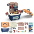 thumbnail image 6 of Small boys and girls 24 piece tools box for DIY handywork construction pretend play toys set, 6 of 7