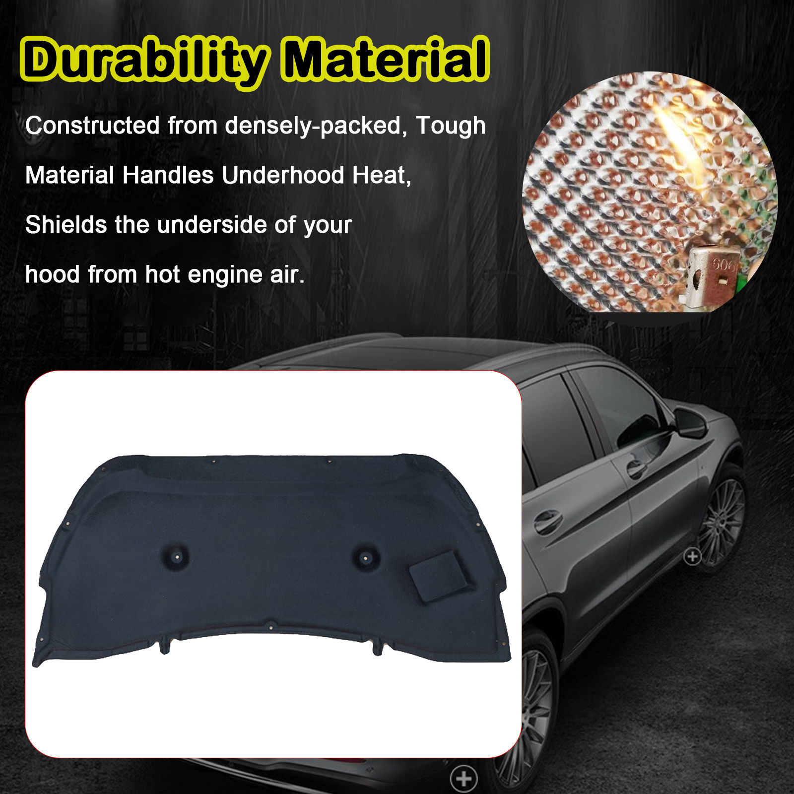 Car Hood Cover Sound Insulation Cotton For Nissan Altima 2013-2018, Front Trunk Lid Heat Insulation Mat Car Interior Accessories