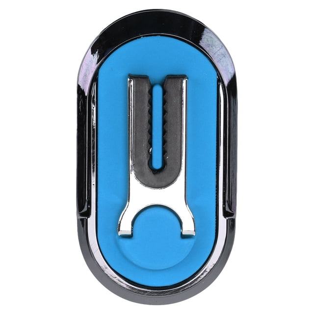 Support de Téléphone Portable Allume-Cigare Rechargeable avec Câble de Charge Support de Bague Bleu