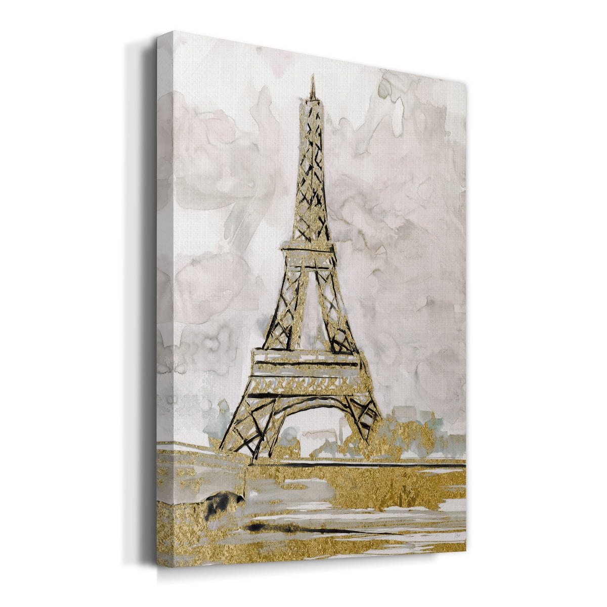 Eiffel Tower Glitz Premium Gallery Wrapped Canvas - Ready to Hang