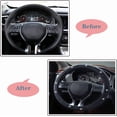 thumbnail image 4 of Bling Car Steering Wheel Cover, Crystal Rhinestone Car Steering Wheel Cover Universal, 15 Inch Cars Steering Wheel Protector for Women or Men, Easy Installation and Cleaning (Black), 4 of 11