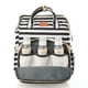 thumbnail image 4 of Mochila Pañalera ISADEN Debug con cambiador cuna color Blanco-Negro, 4 of 6