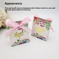 thumbnail image 2 of ziyahi 50 Pieces/Set Wedding Candy Paper Box with Ribbon Portable Fashion Style Party Gift Boxes Case for Engagement Proposal Type 4, 2 of 9