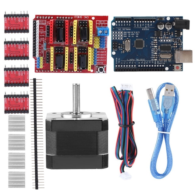 Kits de controlador de escudo CNC Quimat con motor paso a paso para impresora 3D