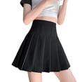 thumbnail image 1 of Falda Plisada Falda plisada Mujeres Sexy Mini faldas Falda corta Chica Falda de baile (Negro XL) Ygjytge para Mujer Negro T M, 1 of 7