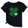 thumbnail image 5 of Puntoco Liquidación de camisetas cortas para mujer Camiseta de manga corta con cuello redondo y estampado informal a la moda para mujer, 5 of 5