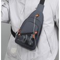 thumbnail image 1 of Bolso bandolera Luckky, mochila pequeña tipo bandolera, bolso de pecho, mochila de día, bolso bandolera para actividades al aire libre, senderismo y viajes (gris), 1 of 8
