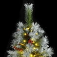 thumbnail image 2 of vidaXL Artificial Hinged Christmas Tree 300 LEDs 82.7", 2 of 9