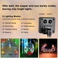 thumbnail image 4 of Solar String Lights Outdoor - Each 240 LED Solar Powered Fairy Lights, 8 Modes Waterproof Copper Wire Firefly Lights for Garden Patio Tree Wedding Party Decor, 4 of 8