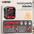thumbnail image 4 of ANENG Voltage LCD Display Socket Checker Ensure Home Electrical Safety, 4 of 7