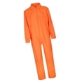 thumbnail image 4 of Disfraz de prisionero, abrigo de manga larga para hombres y mujeres, uniforme de cárcel para eventos XL, 4 of 7
